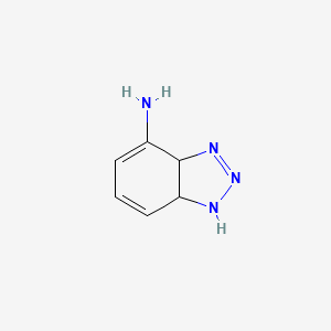 molecular formula C6H8N4 B1526748 3a,7a-Dihydro-1H-benzotriazol-4-ylamine CAS No. 1160995-17-4