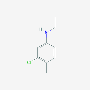 molecular formula C9H12ClN B15267486 3-chloro-N-ethyl-4-methylaniline 