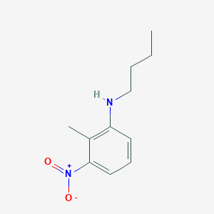 molecular formula C11H16N2O2 B15267613 N-butyl-2-methyl-3-nitroaniline 