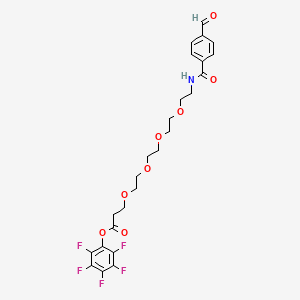 molecular formula C25H26F5NO8 B1526763 ALD-PEG4-OPFP CAS No. 1324007-10-4
