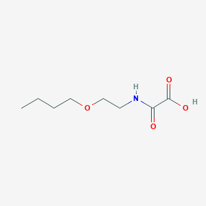 molecular formula C8H15NO4 B1526766 [(2-Butoxyethyl)carbamoyl]formic acid CAS No. 1248079-21-1