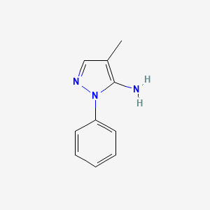 molecular formula C10H11N3 B1526777 4-methyl-1-phenyl-1H-pyrazol-5-amine CAS No. 103095-53-0