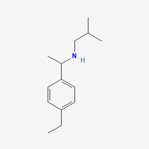 molecular formula C14H23N B15267792 [1-(4-Ethylphenyl)ethyl](2-methylpropyl)amine 