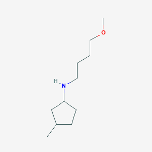 molecular formula C11H23NO B15267805 N-(4-methoxybutyl)-3-methylcyclopentan-1-amine 