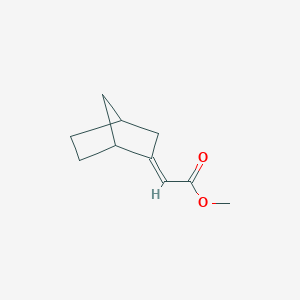 molecular formula C10H14O2 B15267809 Methyl 2-{bicyclo[2.2.1]heptan-2-ylidene}acetate 