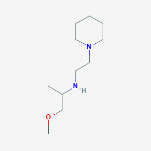 molecular formula C11H24N2O B15267846 (1-Methoxypropan-2-yl)[2-(piperidin-1-yl)ethyl]amine 