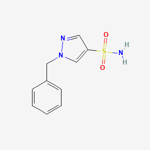 molecular formula C10H11N3O2S B1526788 1-benzyl-1H-pyrazole-4-sulfonamide CAS No. 1248821-86-4