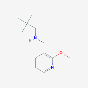 molecular formula C12H20N2O B1526791 (2,2-Dimethylpropyl)[(2-methoxypyridin-3-yl)methyl]amine CAS No. 1250093-05-0