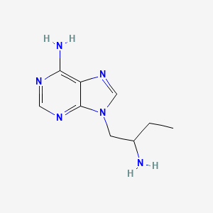 molecular formula C9H14N6 B15267919 9-(2-Aminobutyl)-9H-purin-6-amine 