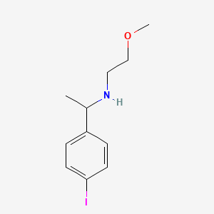 molecular formula C11H16INO B15267940 [1-(4-Iodophenyl)ethyl](2-methoxyethyl)amine 