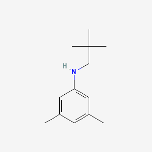 molecular formula C13H21N B15267946 N-(2,2-dimethylpropyl)-3,5-dimethylaniline 