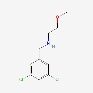 molecular formula C10H13Cl2NO B15267952 [(3,5-Dichlorophenyl)methyl](2-methoxyethyl)amine 