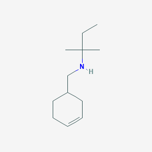 molecular formula C12H23N B15268077 (Cyclohex-3-en-1-ylmethyl)(2-methylbutan-2-yl)amine 