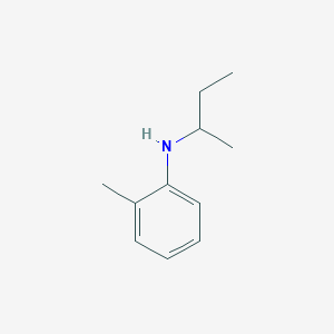 molecular formula C11H17N B15268079 N-(Butan-2-yl)-2-methylaniline CAS No. 2100-44-9