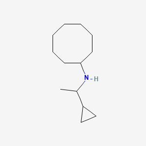 molecular formula C13H25N B15268084 N-(1-cyclopropylethyl)cyclooctanamine 