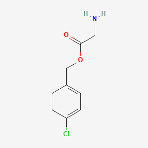 molecular formula C9H10ClNO2 B15268092 (4-Chlorophenyl)methyl 2-aminoacetate 