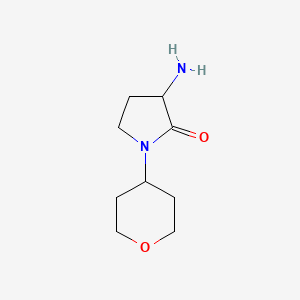 3-Amino-1-(oxan-4-yl)pyrrolidin-2-one