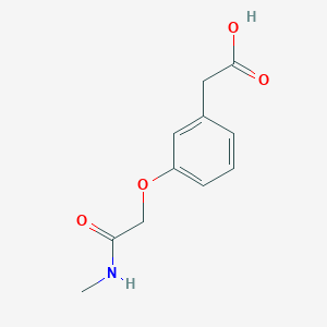 2-{3-[(Methylcarbamoyl)methoxy]phenyl}acetic acid