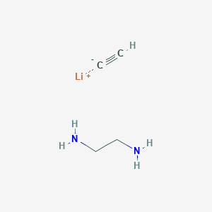 molecular formula C4H9LiN2 B152682 Lithium acetylide, ethylenediamine complex CAS No. 6867-30-7