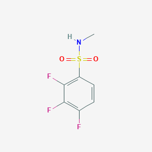 molecular formula C7H6F3NO2S B15268203 2,3,4-trifluoro-N-methylbenzenesulfonamide 