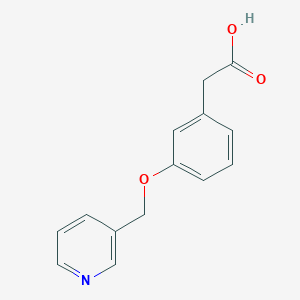 2-[3-(Pyridin-3-ylmethoxy)phenyl]acetic acid