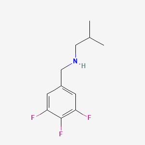 molecular formula C11H14F3N B15268272 (2-Methylpropyl)[(3,4,5-trifluorophenyl)methyl]amine 