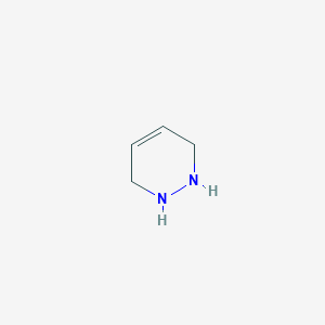 molecular formula C4H8N2 B15268289 1,2,3,6-Tetrahydropyridazine 