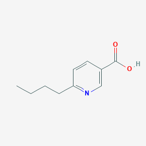 molecular formula C10H13NO2 B15268311 6-Butylpyridine-3-carboxylic acid 