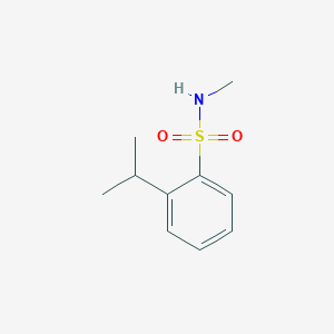 molecular formula C10H15NO2S B15268343 2-Isopropyl-N-methylbenzenesulfonamide 