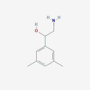 molecular formula C10H15NO B1526836 2-Amino-1-(3,5-dimethylphenyl)ethan-1-ol CAS No. 1249418-20-9