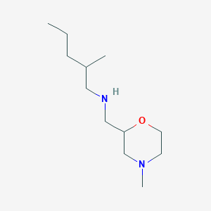 molecular formula C12H26N2O B15268388 [(4-Methylmorpholin-2-yl)methyl](2-methylpentyl)amine 