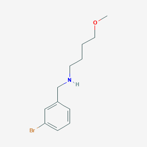 molecular formula C12H18BrNO B15268434 [(3-Bromophenyl)methyl](4-methoxybutyl)amine 