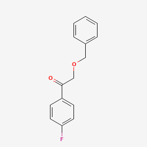 molecular formula C15H13FO2 B1526844 2-(Benzyloxy)-1-(4-fluorophenyl)ethan-1-one CAS No. 1402175-16-9