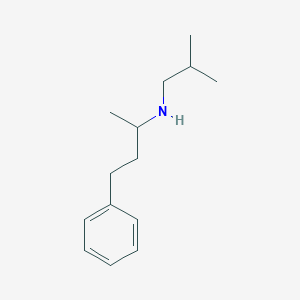 molecular formula C14H23N B15268476 (2-Methylpropyl)(4-phenylbutan-2-YL)amine 