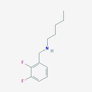 molecular formula C12H17F2N B15268508 [(2,3-Difluorophenyl)methyl](pentyl)amine 