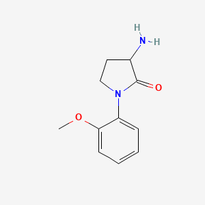 3-Amino-1-(2-methoxyphenyl)pyrrolidin-2-one