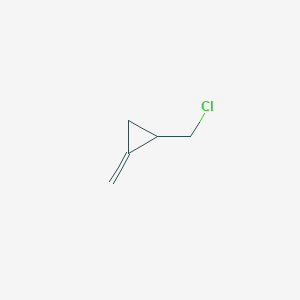 molecular formula C5H7Cl B15268563 1-(Chloromethyl)-2-methylidenecyclopropane 