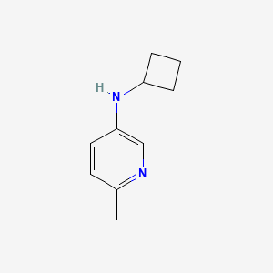molecular formula C10H14N2 B15268569 N-cyclobutyl-6-methylpyridin-3-amine 