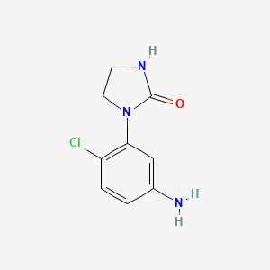 1-(5-Amino-2-chlorophenyl)imidazolidin-2-one