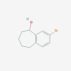 3-Bromo-6,7,8,9-tetrahydro-5H-benzo[7]annulen-5-ol