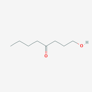 molecular formula C8H16O2 B15268701 1-Hydroxyoctan-4-one 