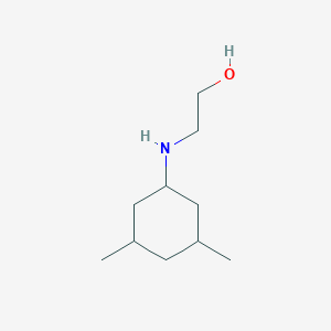 molecular formula C10H21NO B15268781 2-[(3,5-Dimethylcyclohexyl)amino]ethan-1-ol 