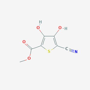 Methyl 5-cyano-3,4-dihydroxythiophene-2-carboxylate