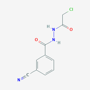 N'-(2-chloroacetyl)-3-cyanobenzohydrazide