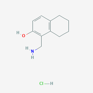 1-(Aminomethyl)-5,6,7,8-tetrahydronaphthalen-2-ol hydrochloride