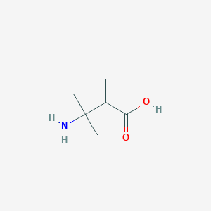 molecular formula C6H13NO2 B15268937 3-Amino-2,3-dimethylbutanoic acid 
