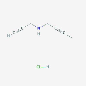 (But-2-yn-1-yl)(prop-2-yn-1-yl)amine hydrochloride