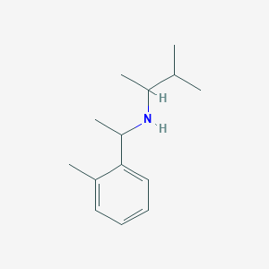 molecular formula C14H23N B15269022 (3-Methylbutan-2-yl)[1-(2-methylphenyl)ethyl]amine 