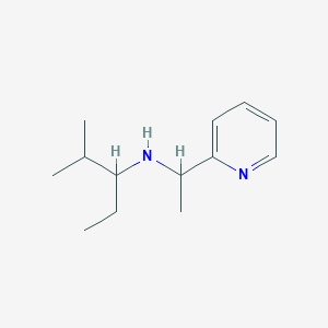 molecular formula C13H22N2 B15269058 (2-Methylpentan-3-yl)[1-(pyridin-2-yl)ethyl]amine 