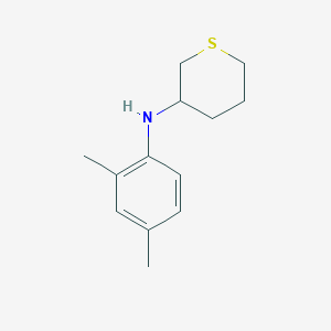 molecular formula C13H19NS B15269267 N-(2,4-dimethylphenyl)thian-3-amine 